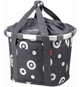 KLICKFIX-Bikebasket-bubbles-anthracite